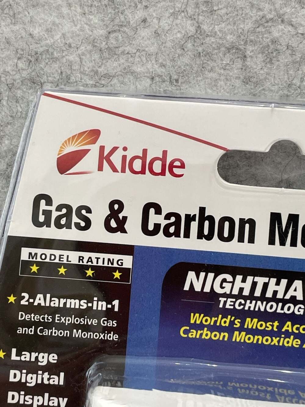 Kidde Nighthawk Dual Gas & Carbon Monoxide Alarm Detector KN-COEG-3 New